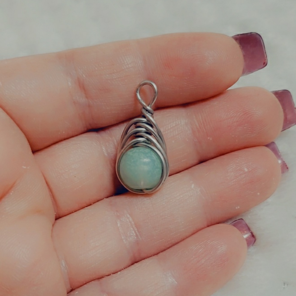 Handmade Wirewrapped Pendant